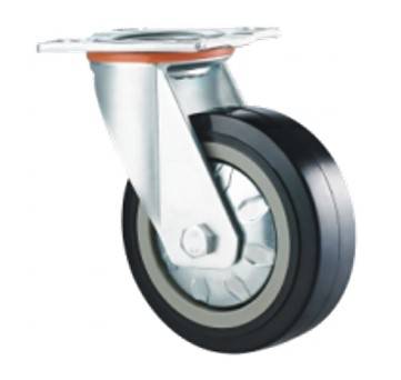 roul pivot plaq polymide noir profes