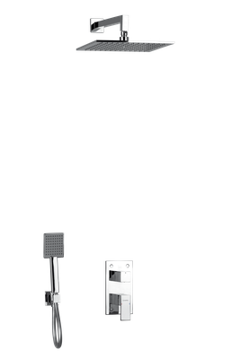 mitigeur de douche encastré avec rain shower mural el jem