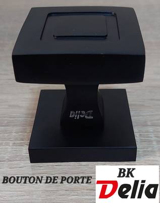 bouton de porte carré l/r noir