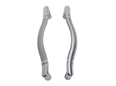 poignee porte double satine