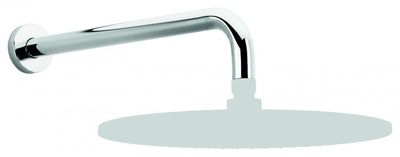 bras de douche mural rond