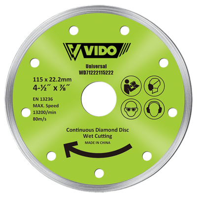 disque de coupe au diamant humide