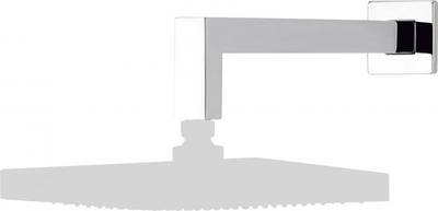 bras de douche mural carré