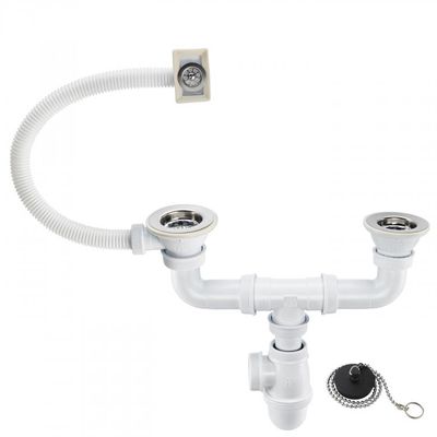 vidage bi-bac avec trop plein + chainette