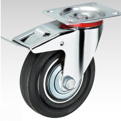 roulette pivot plaque noir