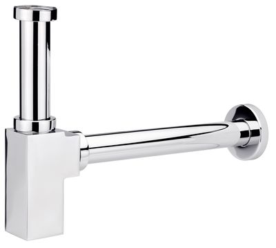 siphon carré chromé