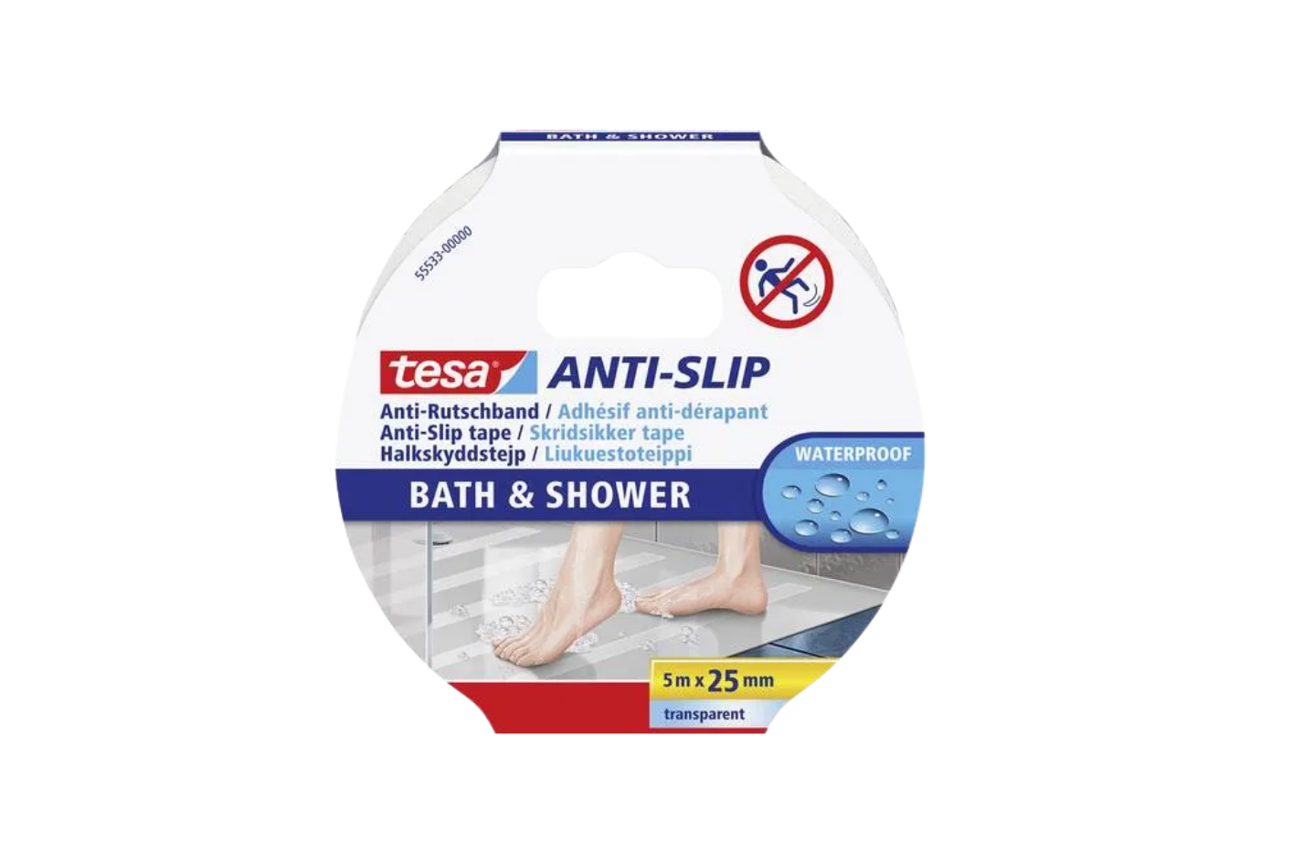 toile adhesif anti derapant trans shower
