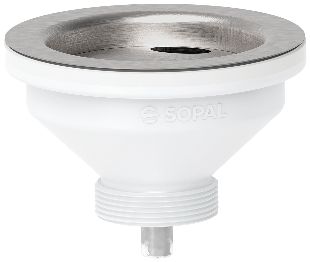 bonde evier inox ø90