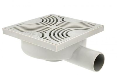 siphon de sol grille plastique