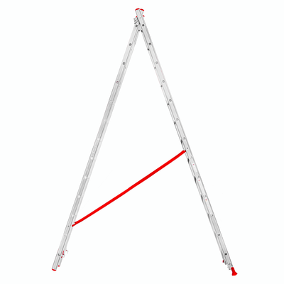 échelle aluminium évasée double 4m x 13 marche