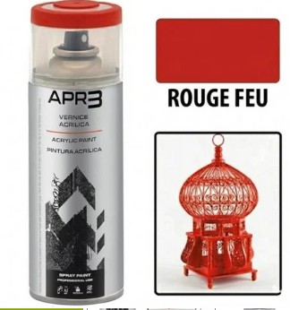 pompe retouche rouge feu 400ml  wd40