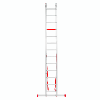 échelle aluminium évasée double 4m x 13 marche
