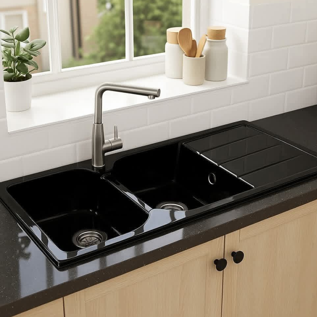 evier cuisine soltana noir