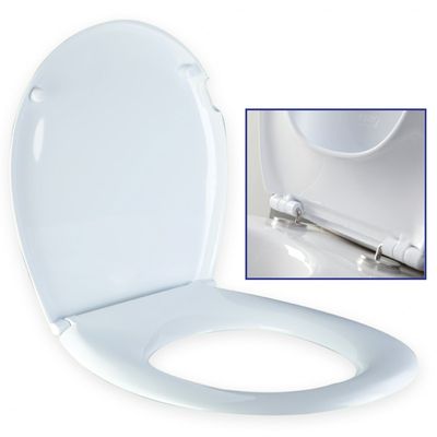 abattant flora en abs avec charniere inox